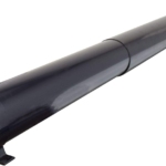 Valterra A04-5094BK RV Adjustable EZ Hose Carrier with Lockable Door Cap, Black