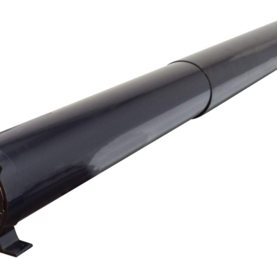 Valterra A04-5094BK RV Adjustable EZ Hose Carrier with Lockable Door Cap, Black