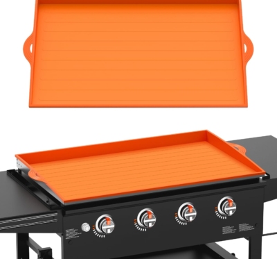 Silicone Griddle Cover for Blackstone - 36 Inch Full-Edge Covered Heavy Duty Food-Grade Silicone Griddle Mat for Blackstone Accessories, Protects Grill from Dirt and Rust