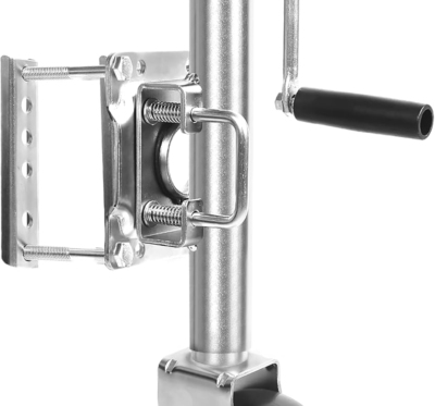 MaxxHaul 70148 10" Lift Swing Back Trailer Jack with Single Wheel - 1000 lbs. Capacity