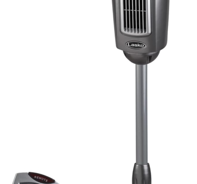 Lasko Oscillating Pedestal Fan, Adjustable Height, 3 Quiet Speeds, Timer, Remote Control for Bedroom, Living Room, Home Office and College Dorm Room, 52", Silver and Gray, 2535