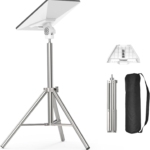 Starlink Mini Tripod Mount with 1/4" Screw Adapter, Stainless Steel Telescopic Stand, Adjustable Height & 360° Tilt, Universal Ball Head for Versatile Angle Adjustment. (mn03)