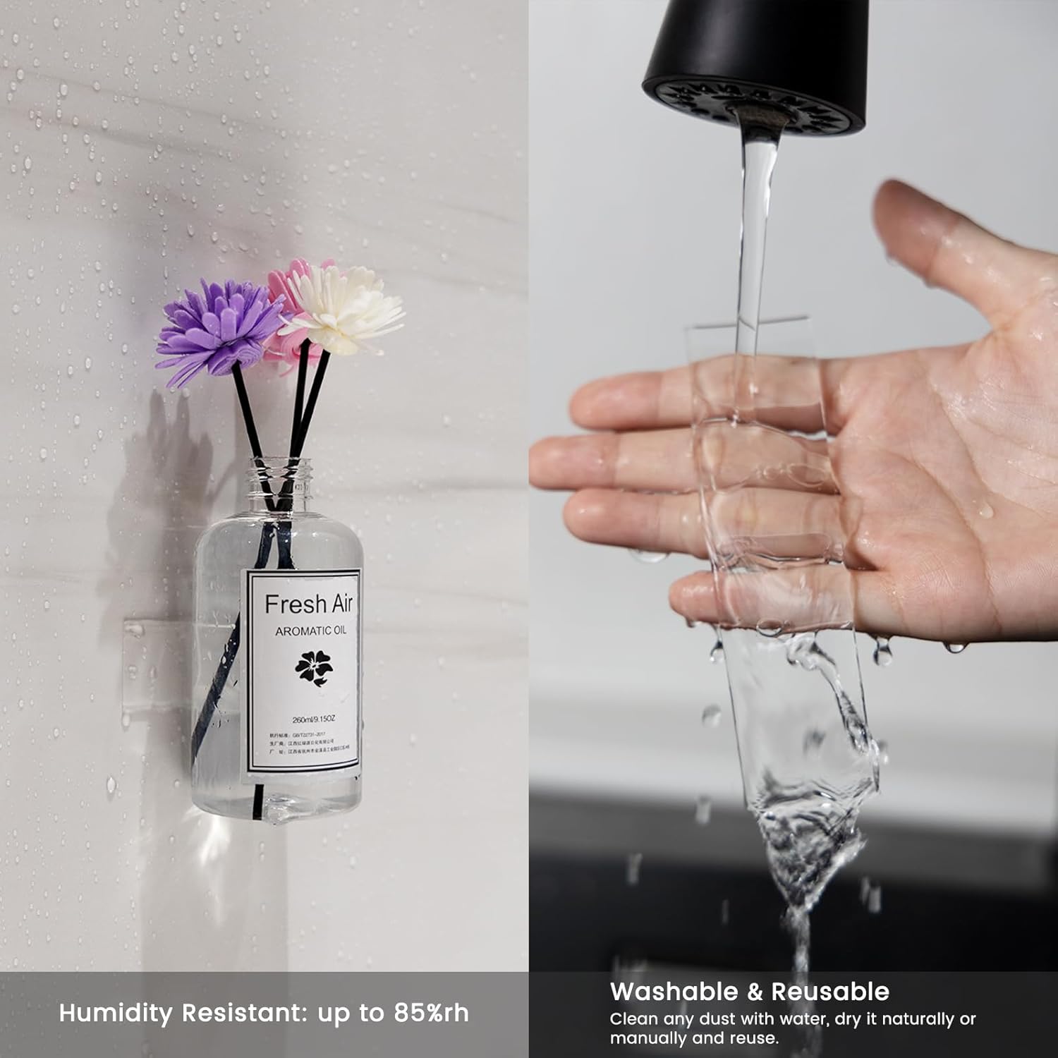 Double Sided Tape Heavy Duty, 16.4FT Nano Tape Extra Large Clear Mounting Tape, Removable Traceless Two Sided Adhesive Tape, Strong Grip Picture Hanging Strips Adhesive Poster Carpet Tape - Image 2